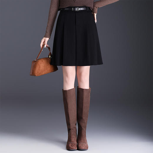 小香风洋气百褶A字裙，显瘦蓬蓬裙时尚半身裙MYX-KYL-080-L 商品图0