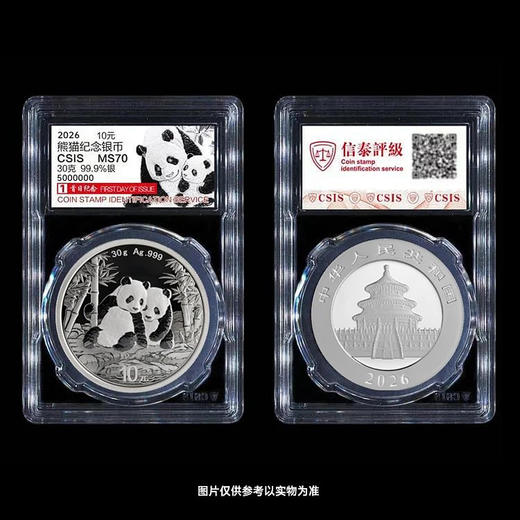 新品：2026版熊猫30克银币 商品图4