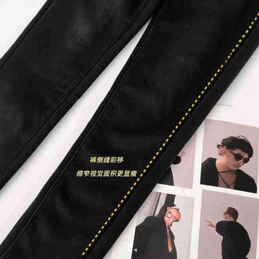 高腰小脚裤女款！2025秋冬小黑裤时髦牛仔铅笔裤外穿打底裤子！ 商品图2