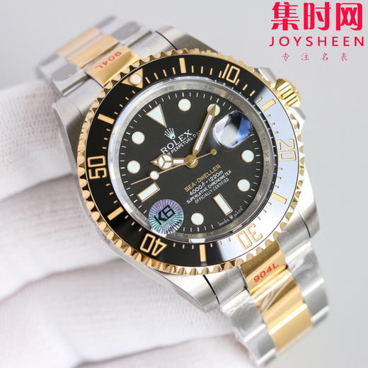 劳力士ROLEX 海使型系列 间金黑鬼王 3235机 男士腕表 SEA-DWELLER鬼王 表径43mm 商品图0