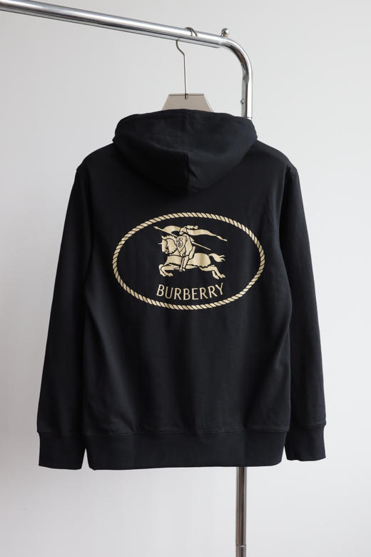 BB 25秋款刺绣印花 战马套头毛圈帽衫 WY929 商品图4