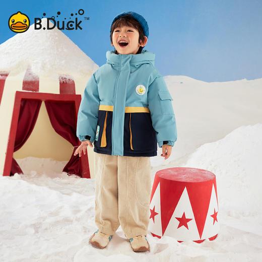 【蓄热】B.Duck小黄鸭童装冬季保暖中长款羽绒90-130码 BF5616068 商品图1