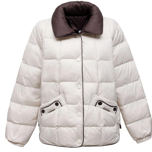 QYM 43D2520-Y轻薄羽绒服外套白鸭绒保暖外套 商品图4