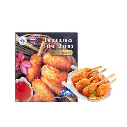 MM 山姆 TRF泰国进口 香茅炸虾棒 800g 商品图0