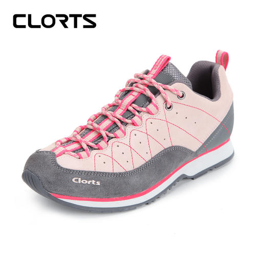 CLORTS洛弛红 牛皮轻便透气 户外休闲鞋 城市休闲鞋 3E007 商品图2