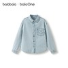 巴拉巴拉balaOne女童衬衫儿童长袖2025新款秋全棉牛仔衫舒适外套 商品缩略图4