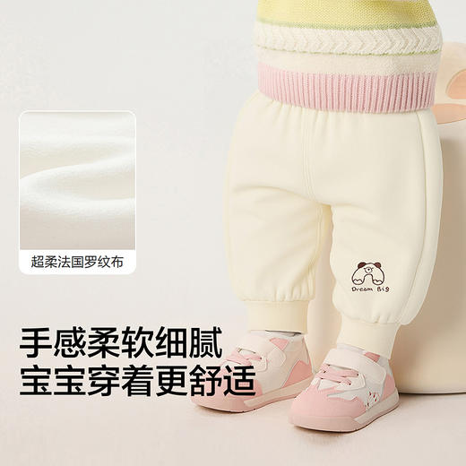 【商场同款】巴拉巴拉宝宝裤子长裤2025冬新款加绒运动裤保暖 商品图3