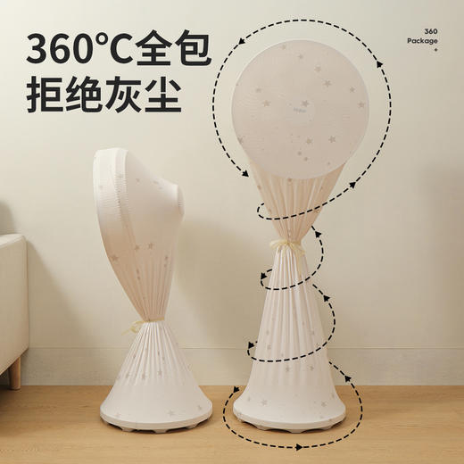 【360°全包！拒绝灰尘】电风扇防尘罩 塔扇全包 立式落地扇通用收纳网罩 家用防灰套保护罩子 商品图1