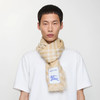 BURBERRY 巴宝莉 中性马术骑士标签宽格纹羊毛真丝围巾 格子 8112462 B9719 商品缩略图5