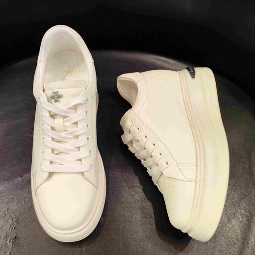 LFGJ凌介女鞋 20501 简约内增高小白鞋 商品图2