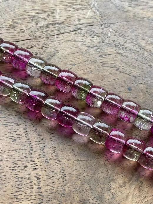 艳丽碧玺鼓形珠首饰三件套组，顺丰包邮 商品图7