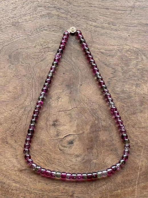 艳丽碧玺鼓形珠首饰三件套组，顺丰包邮 商品图8