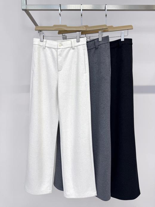 火桐hooton 驼绒蚕丝冬款窄版直筒针织裤TD9950 商品图3