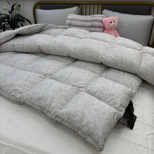 【斌哥优选】恒源祥 西伯利亚进口白鹅绒  高端静音鹅绒被 精选腹部大朵绒 立体填充 被面升级静音 1件充绒量相当于8件羽绒服 抵御西伯利亚的严寒（单被子） 商品图12