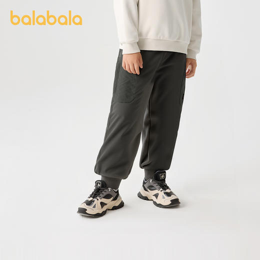 【商场同款】巴拉巴拉童装儿童裤子男童加绒长裤2025冬新款束脚裤 商品图2