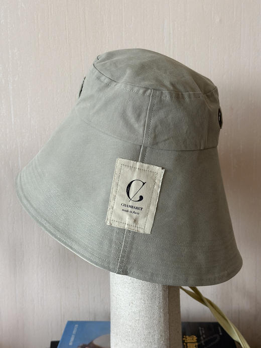 CHAMBARET 帽子M（双面可用) - 青草黄拼橄榄色 商品图1