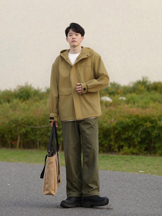 佐丹奴户外工装风大口袋薄款弹力连帽风衣01074003 商品图0