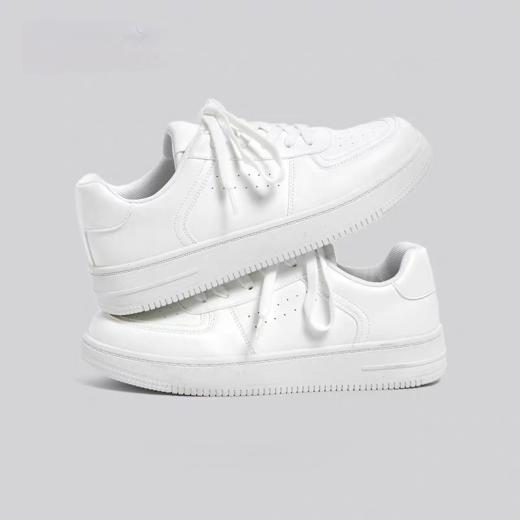 蔻一Cnoles 牛皮休闲百搭小白鞋透气板鞋 商品图7