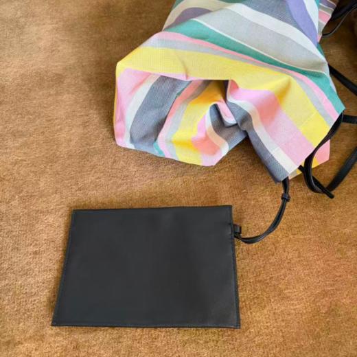 ROMI STUDIO 首饰袋 “彩虹包”羊皮革饰边网面手提包RWCLP36805 商品图4