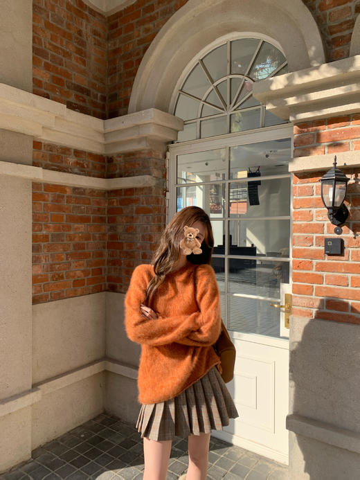 Read Nameless /100绵羊毛橘色毛衣 2025/10/27 商品图1