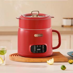 原价179现直降40仅需139，西可蒸煮一体低糖电饭煲 古法沥糖技术 配专用沥水篮 米饭糖分降低 2.5L宽体容量 上蒸下煮同步进行 304不锈钢蒸笼基地直邮