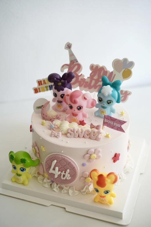 主题奶油蛋糕 | 鲜果原味奶油 - 粉红萌可 商品图1