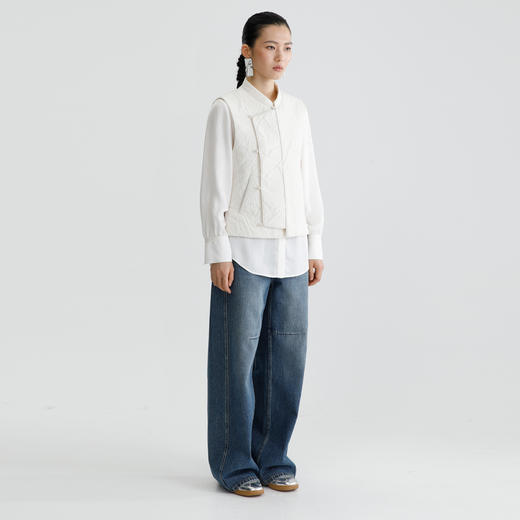 朵拉梵西棉马甲F28D1802 商品图2