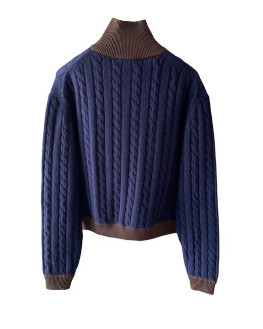 女款立领针织开衫毛衣017 商品图1