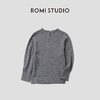 ROMI STUDIO“极简老钱”100%美丽诺绵羊毛轻舒套头毛衣 RWCAS65765 商品缩略图1