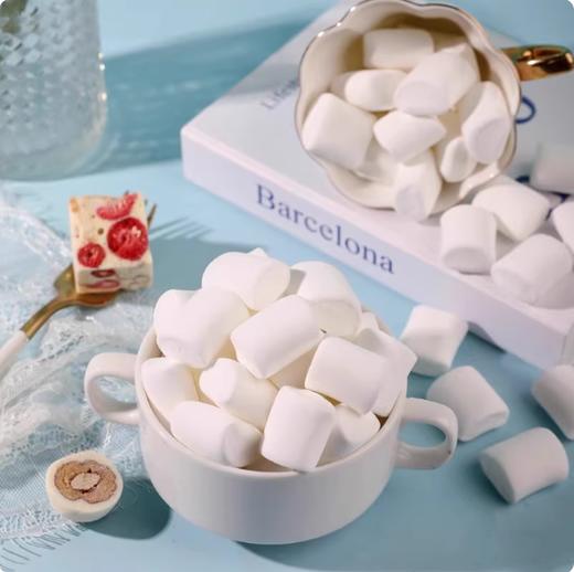 500g  白岛无糖棉花糖  烘焙雪花酥奶枣牛轧糖原材料 商品图1