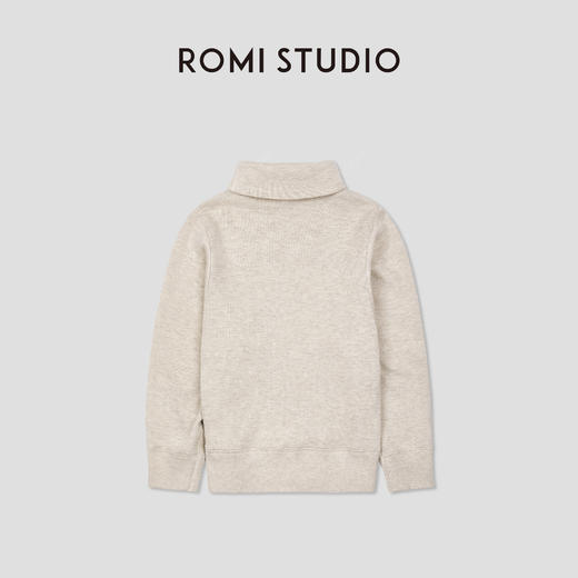 ROMI STUDIO“温暖如初”夹花纱软糯厚款高领套头毛衫 RWCAS66688 商品图2