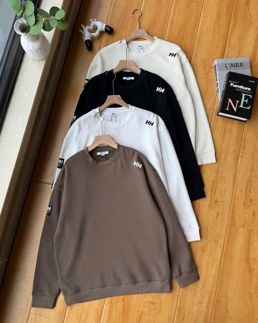 高版本！HH家高定春秋款落肩时尚圆领卫衣 商品图0