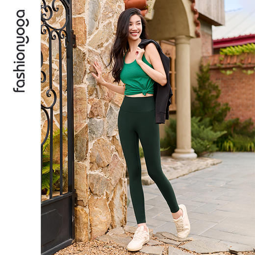 凡圣瑜伽小绒绒无尴尬线长裤 F15977W 商品图6