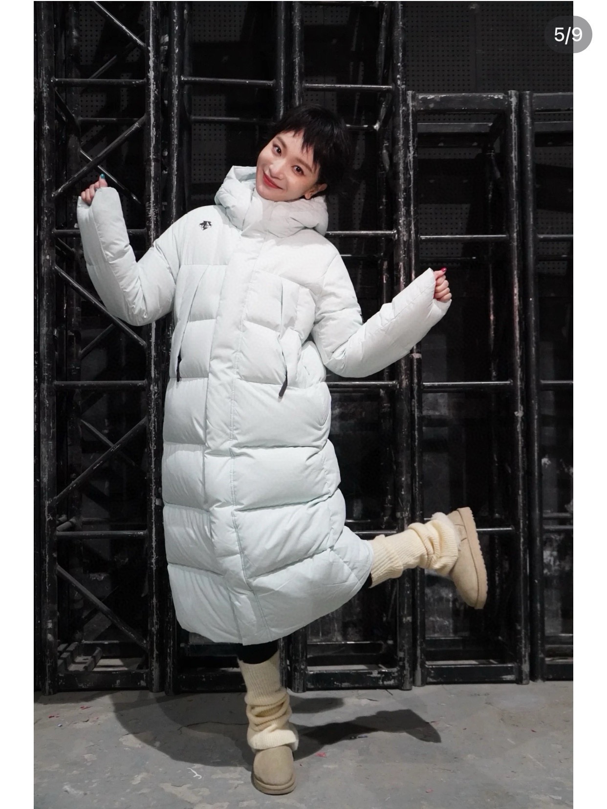 黑白两色，D桑特｜情侣长款 90鹅绒防风户外休闲长款羽绒服