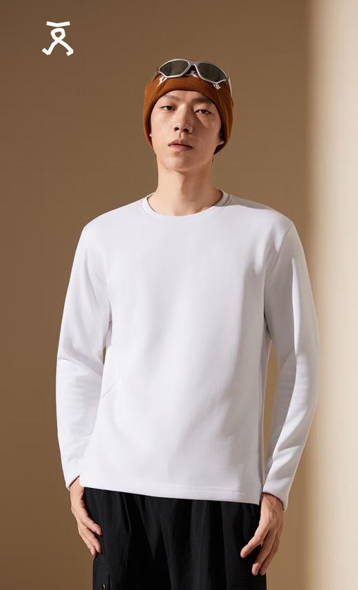 男女同款可机洗90鹅绒保暖超轻液态T恤羽绒长袖T 商品图14