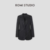 ROMI STUDIO桑蚕丝绵羊毛混纺细腻宽口袋短款精裁西装 RWCAW86775 商品缩略图2