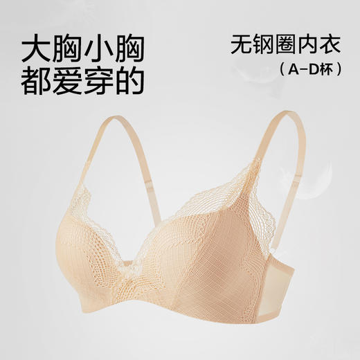 主推款丨安莉芳 西湖打卡杯2.0 小胸聚拢大胸舒适无钢圈文胸EBW0566 商品图3