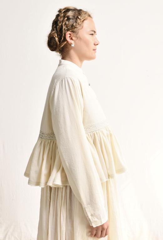 Maku刺绣花边复古衬衫 商品图8