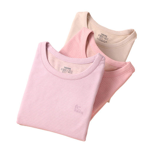 【德绒蚕丝儿童保暖内衣套装】 A类5A抗菌羊毛 双面磨毛 亲肤柔软 全新染色工艺 久洗不掉色 不易起球 商品图4