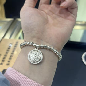 平安鼓绿松手链