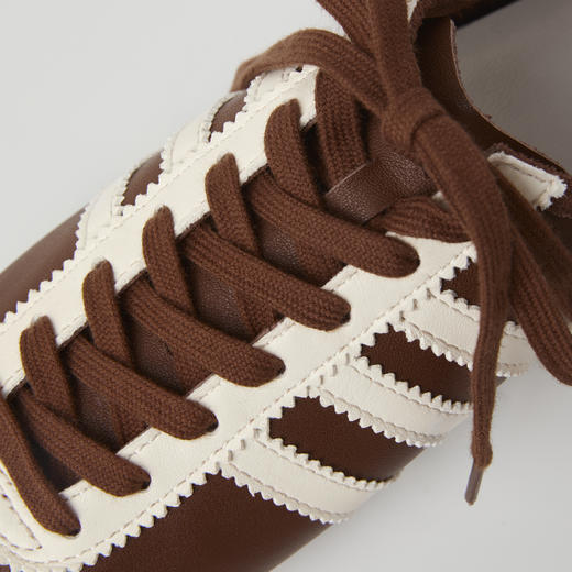 ROMI STUDIO“美式复古”牛皮革羊皮革拼色德训阿甘鞋 RWCAP34563 商品图3