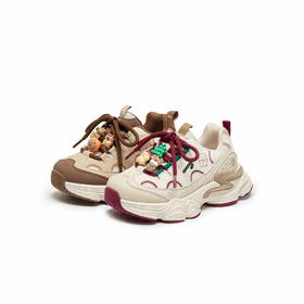 BF楼小满同款百丽童鞋厚底老爹鞋女冬季新款增高运动休闲鞋50603D85预