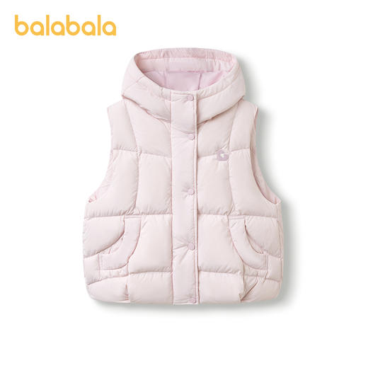 【商场同款】巴拉巴拉儿童羽绒马甲女童上衣新款童装2025秋冬保暖 商品图4
