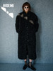 HIDEMI 大秀款进口环保卷毛长毛翻领廓形肩复古感加厚款大衣 商品缩略图5