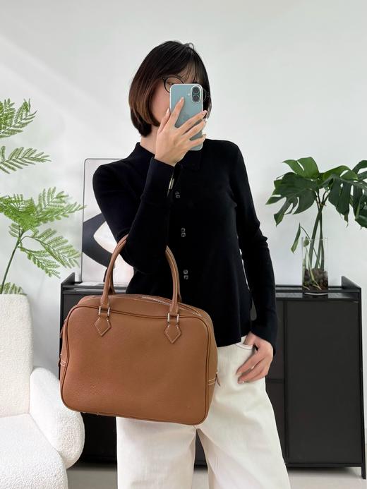 会员福利【绵羊毛×高密针织】拉夏贝尔/La Chapelle云柔软糯针织衫翻领方扣套头慵懒感开衫毛衣 商品图10