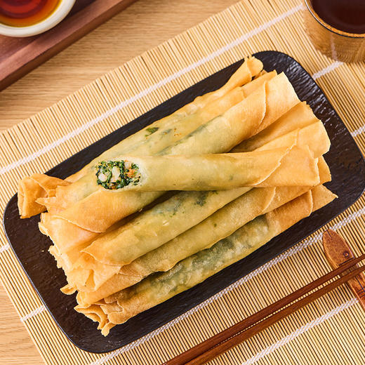 【发出后不支持拦截退货】九生堂 空气炸春卷组合（黄芽菜肉丝*2+荠菜虾仁*2）840g 商品图6