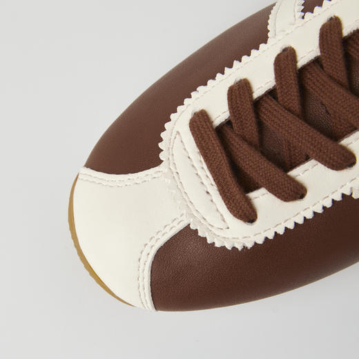 ROMI STUDIO“美式复古”牛皮革羊皮革拼色德训阿甘鞋 RWCAP34563 商品图2