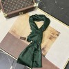 驴家Monogram绿色丝巾围巾披肩 商品缩略图12
