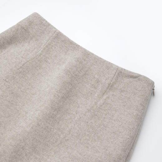 ROMI STUDIO“羊驼澳毛”秋冬细腻毛呢简约直筒半身裙RWBWXG1787 商品图2