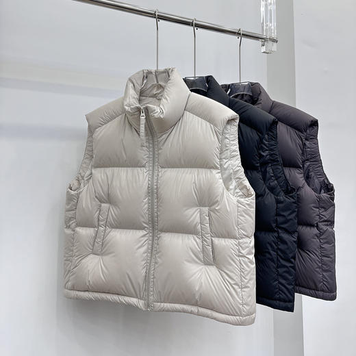 丁摩 羽绒马甲女秋冬新品韩版百搭加厚90白鸭绒保暖无袖短外套5ZF-891 商品图2